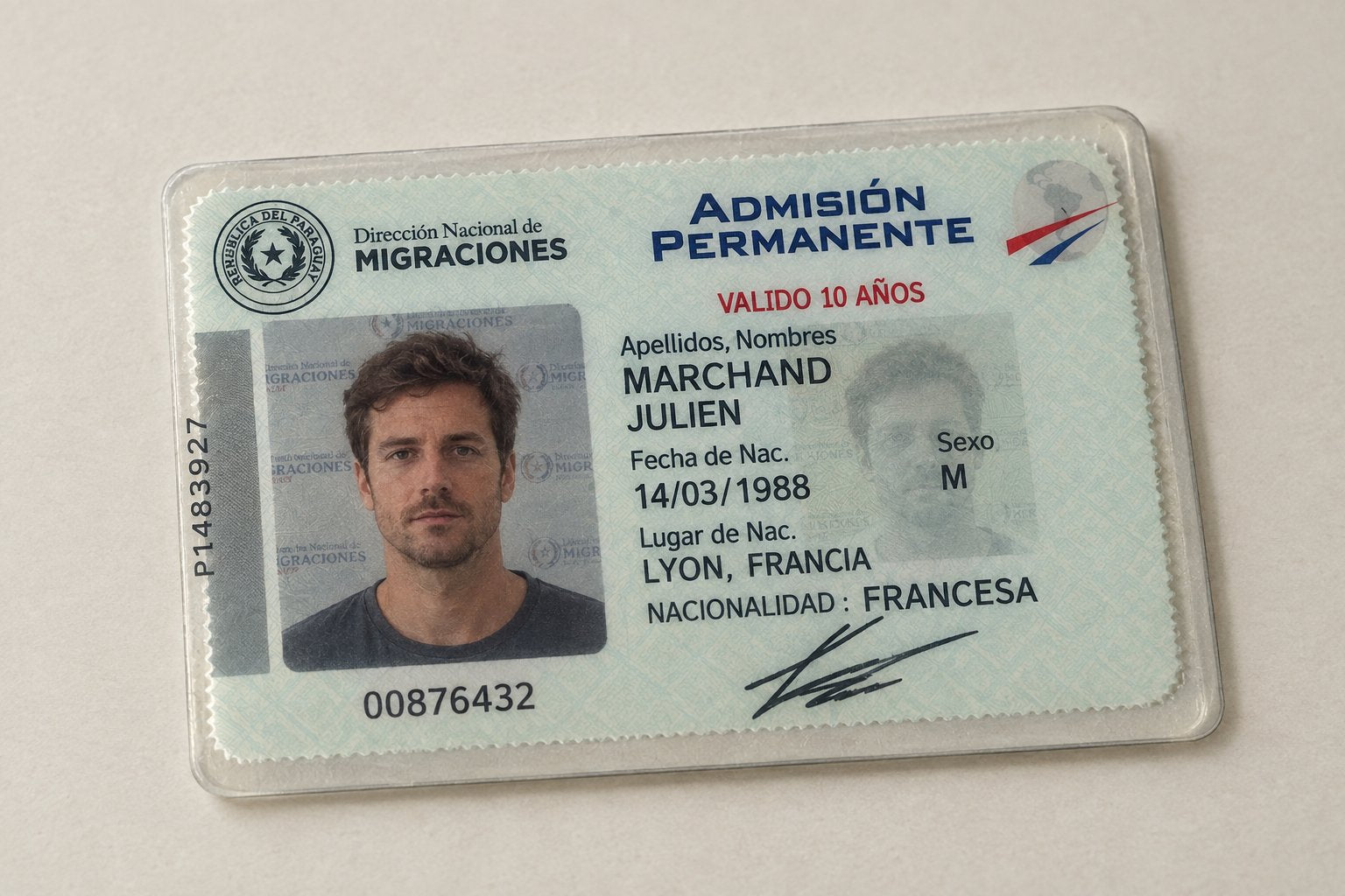 Cédula de residencia permanente en Paraguay
